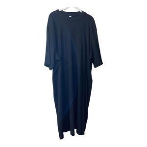 Old Navy Black Ribbed Mock Neck Plus Size 4X Womens Dress